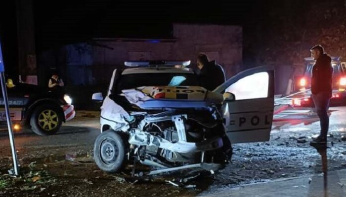 accident mașini poliție urmărire