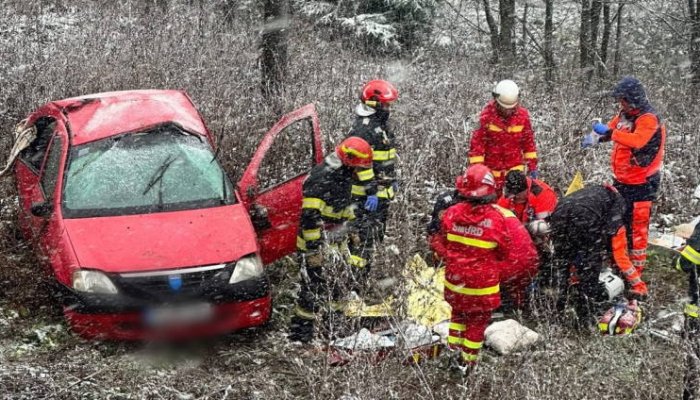 FOTO | Accident mortal pe DN1, sâmbătă, între Azuga și Predeal