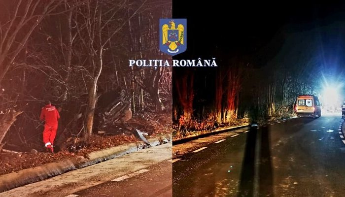 accident mortal o masina s-a răsturnat