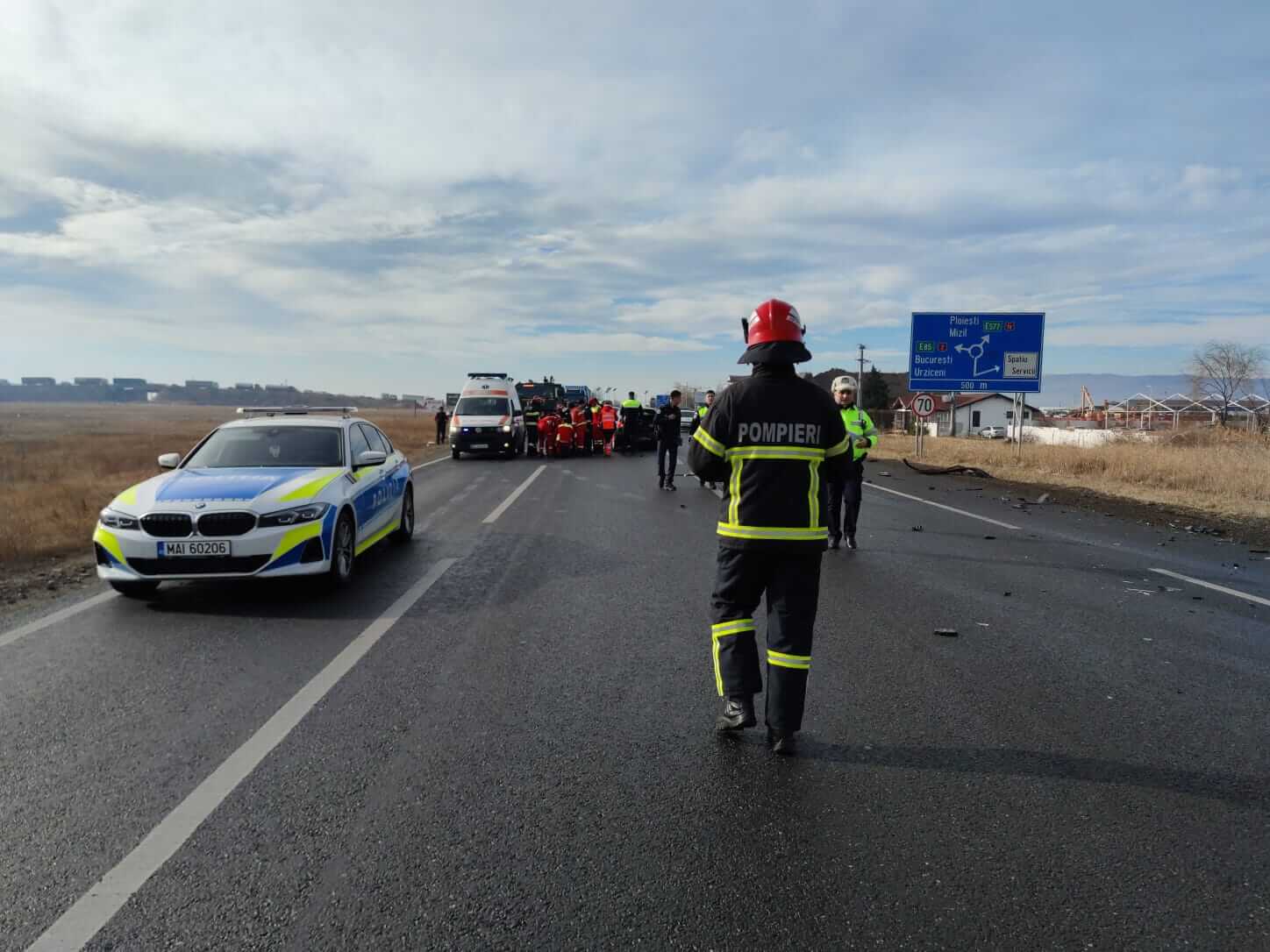 accident lângă buzau