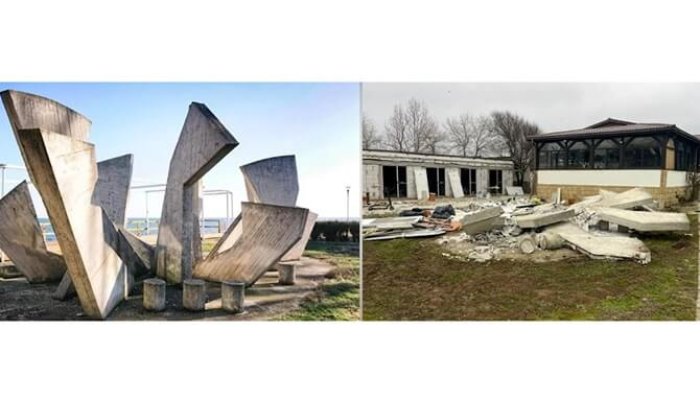 păsări monument demolat costinești