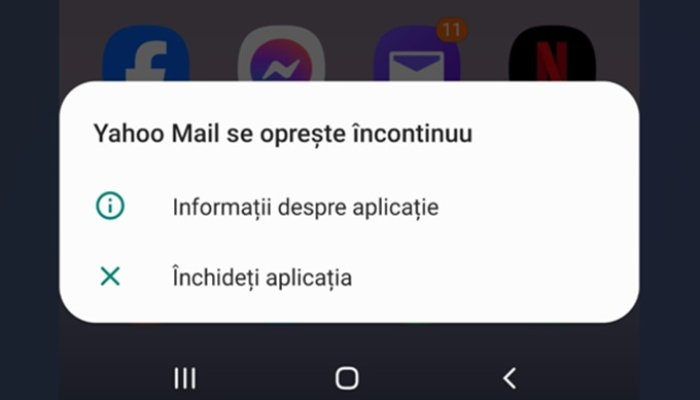 aplicația yahoo nu functioneaza