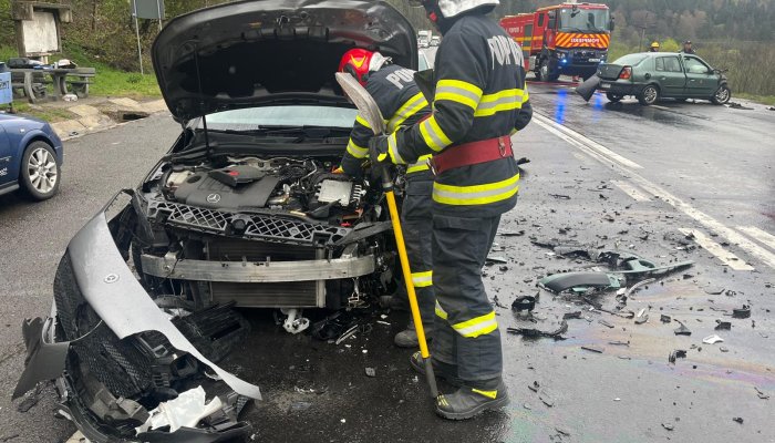 FOTO 📸 Accident pe DN 1, la Azuga