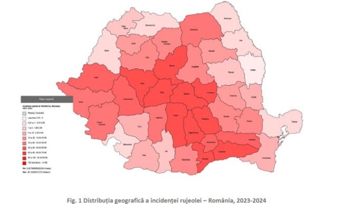 rujeolă raportări prahova aprilie