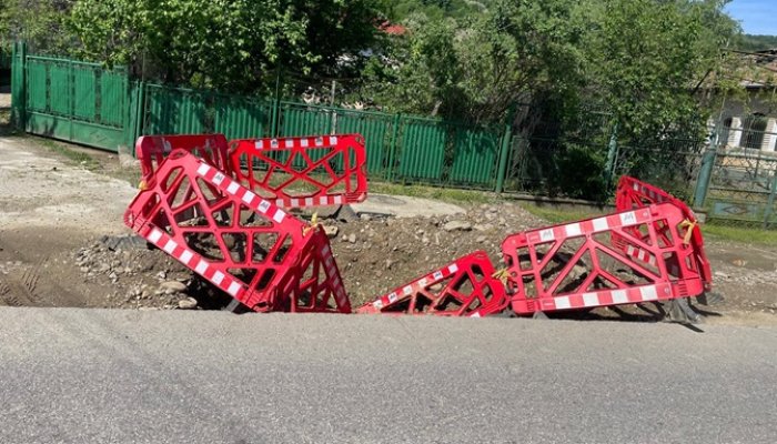 slănic surpări lucrări rețea gaze valea slănicului