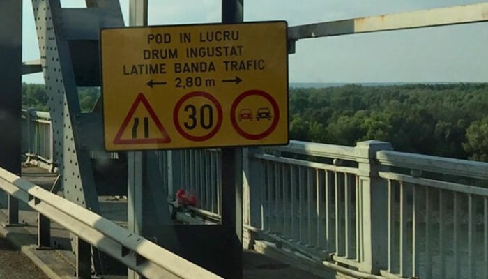 restricții lucrări pod giurgiu ruse