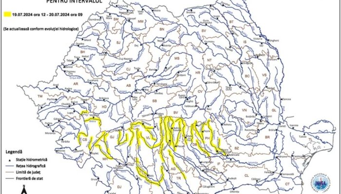 alertă inundații prahova