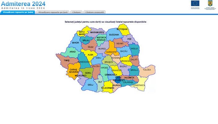 repartizarea în cadrul admiterii la liceu