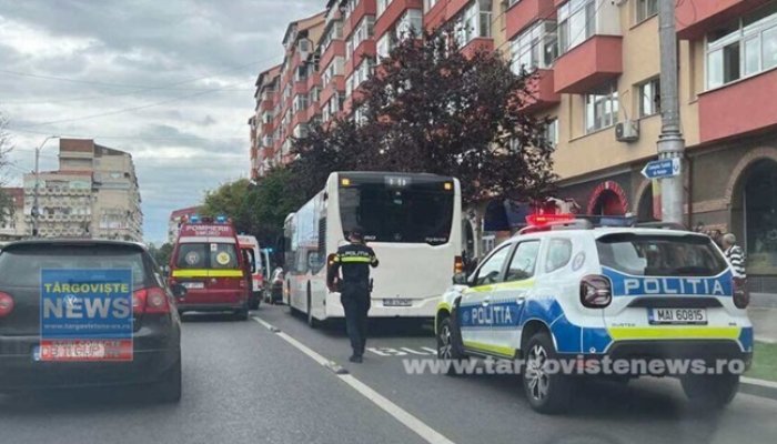 accident autobuz târgoviste