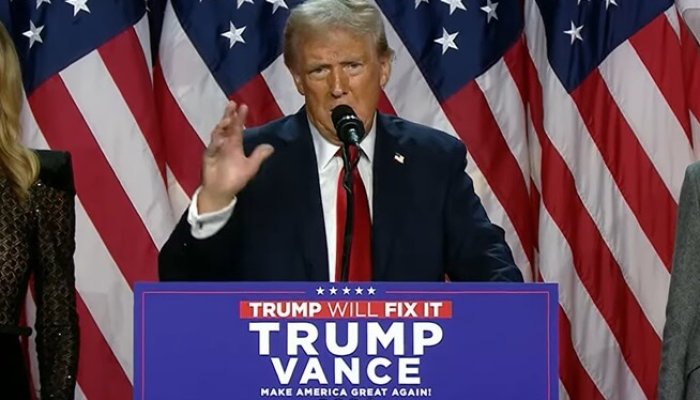 VIDEO 🎦 Primul mesaj al lui Donald Trump, după alegerile din SUA. „Vreau să mulțumesc poporului american pentru că m-a ales al 47-lea președinte. Va fi o epocă de aur”