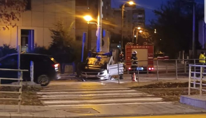 accident autovehicul răsturnat gheorghe doja