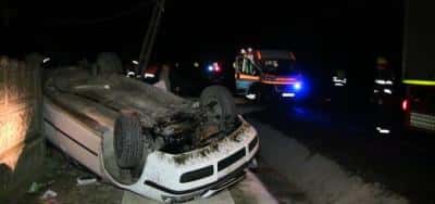 Tânăr fără permis reținut la Valea Călugărească, în urma unui accident produs acum două nopți