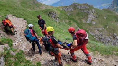 O turistă din Slobozia a fost la un pas să-și piardă viața, în Bucegi