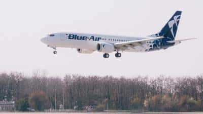 ANPC sancționează compania aeriană Blue Air cu 2 milioane de euro, din cauza zborurilor anulate