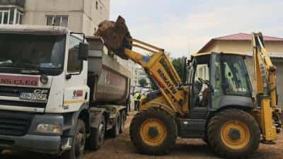 Foste puncte termice din Târgovişte sunt transformate în parcări sau locuri de joacă