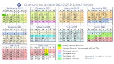 Calendarul anului şcolar 2022-2023, primul cu module în loc de semestre