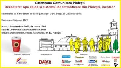 Dezbatere privind sistemul de termoficare din Ploieşti, organizată de Fundaţia Comunitară Prahova