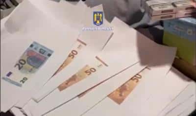 VIDEO 🎦 Sute de mii de euro și peste un milion de forinți scoși la imprimantă. Percheziții la falsificatori de bancnote