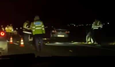 VIDEO 🎦 Accident mortal în noaptea de sâmbătă spre duminică, pe DN1, la Băicoi. Un șofer a fost ucis în timp ce repara o pană