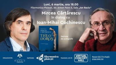 Mircea Cărtărescu vine în martie în Ploieşti, pentru un eveniment cultural alături de Ioan-Mihai Cochinescu