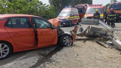 FOTO | Accident grav, luni, pe Centura de Est a Ploieştiului